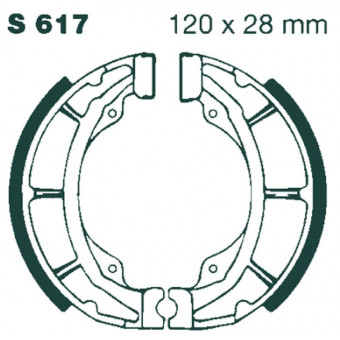 Brake shoes EBC EBC Standard S617 Brake shoes EBC EBC Standard S617