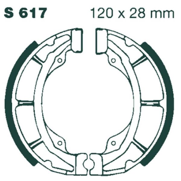 Brake shoes EBC EBC Standard S617