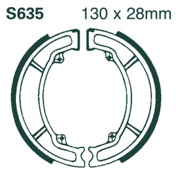Brake shoes EBC EBC Standard S635