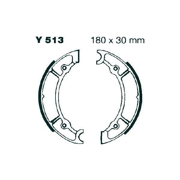 Brake shoes EBC EBC Standard Y513