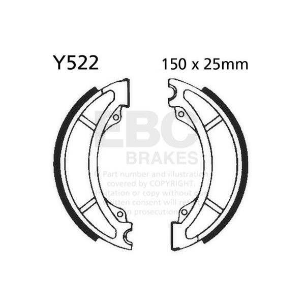 Brake shoes EBC EBC Standard Y522