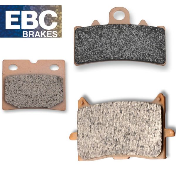 Motorcycle brake pads EBC EBC Carbone Scooter SFAC694 Motorcycle brake pads EBC EBC Carbone Scooter SFAC694