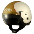 Motorcycle Helmet Roof Starter R06 Cr�me Gold Red