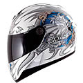 Full Face Shark S650 Wings Blue WBS