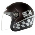 Motorcycle Helmet Shark SK4 West Mat KSK Black