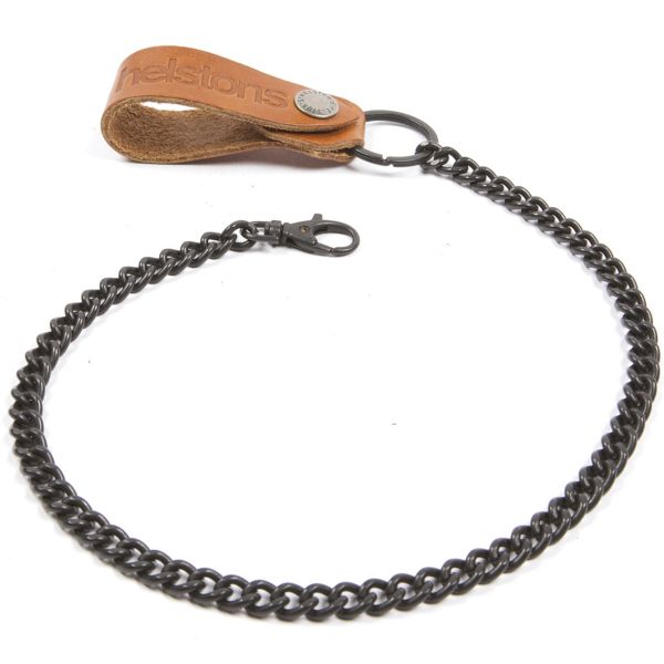Novelty Items Helstons Tan Leather Wallet Chain