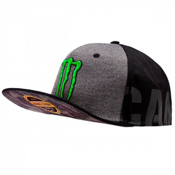 Motorcycle Caps VR 46 Cap Adj Replica Monster Black VR46