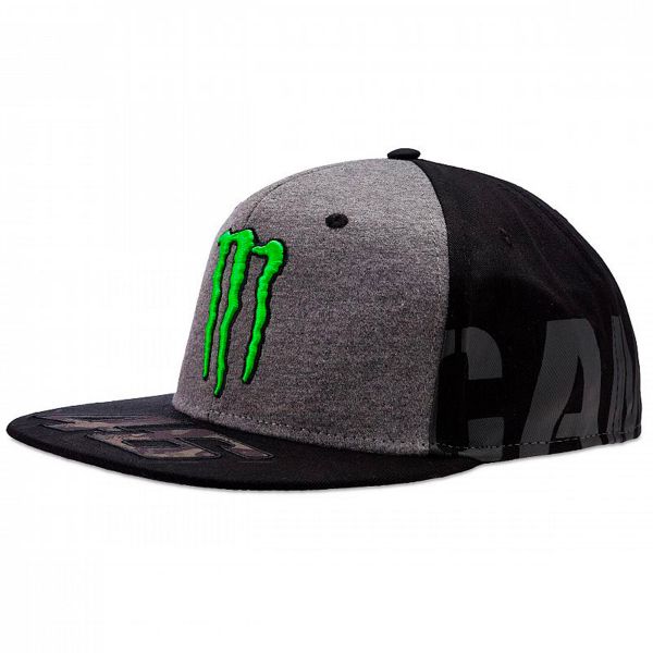 VR 46 Cap Adj Replica Monster Black VR46