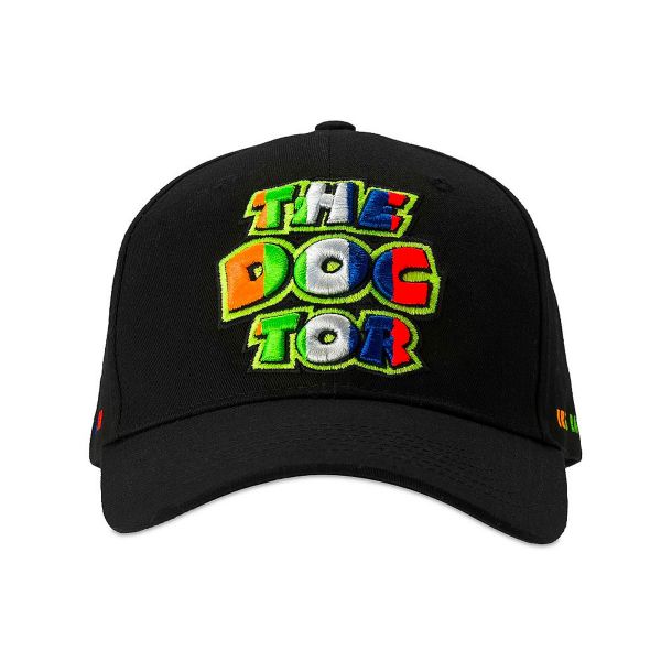 VR 46 Cap 1 Classic Stripes Black