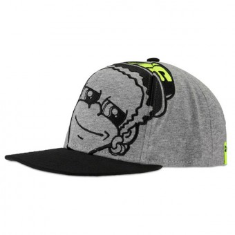 Motorcycle Caps VR 46 Cap Dottorino Grey