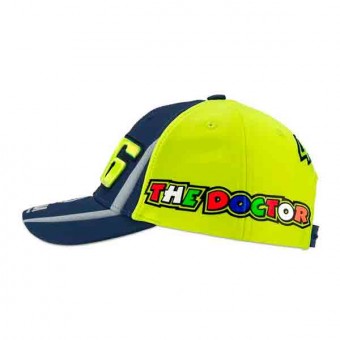 Motorcycle Caps VR 46 Cap Kid Racing Yamaha VR46 Blue