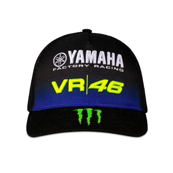 VR 46 Cap Yamaha Dual Black