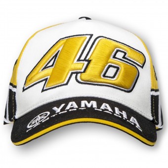 Motorcycle Caps VR 46 Cap Yamaha VR46 Yellow Black