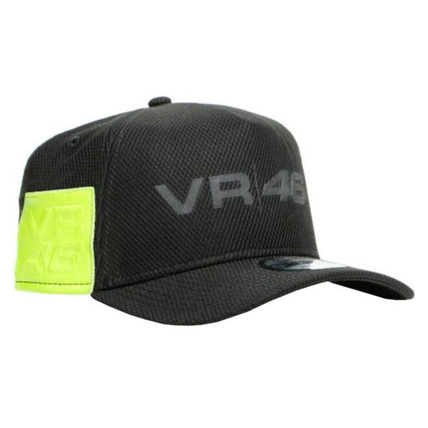 Motorcycle Caps Dainese VR46 9forty Cap Black Yellow Fluo
