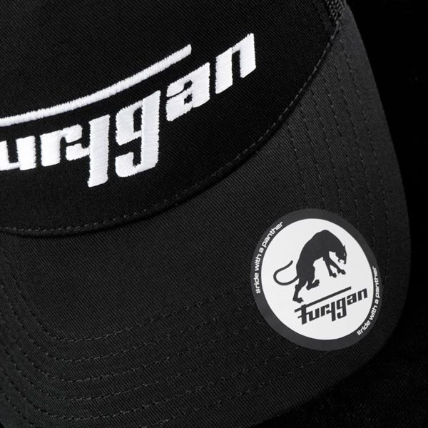 Furygan Trucker Fury Black White