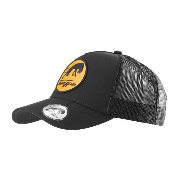 Motorcycle Caps Furygan Trucker Logo Black Yellow Fury Motorcycle Caps Furygan Trucker Logo Black Yellow Fury