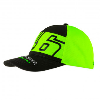 Motorcycle Caps VR 46 Dual Monster Yellow Fluo
