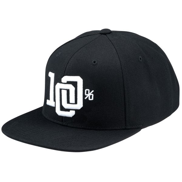 Motorcycle Caps 100% College Hat Black