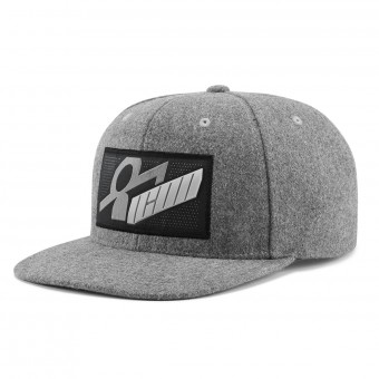 Motorcycle Caps ICON Siq Whooly Hat Grey