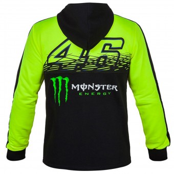 VR 46 Fleece Zip Replica Monster Fluo Yellow VR46