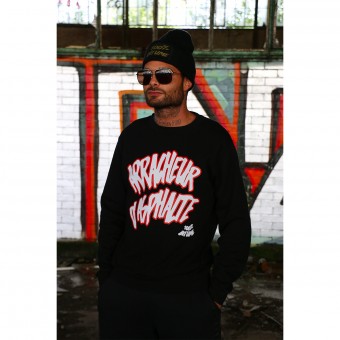 Motorcycle Hoodie 100% Bitume Pull Arracheur d'Asphalte
