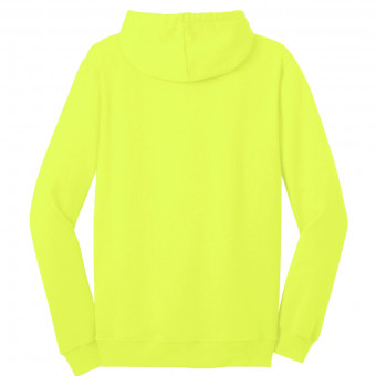 100% Bitume Hoodie Signature Big Yellow Fluo