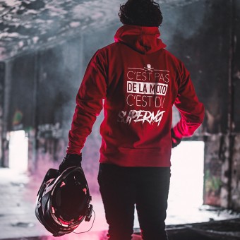 Kikaninac Sweat Hoodie Supermot Red