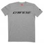 Motorcycle T-Shirts Dainese Dainese T-Shirt Grey Melange Black