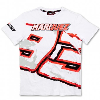 Motorcycle T-Shirts Marquez 93 T-Shirt White MM93