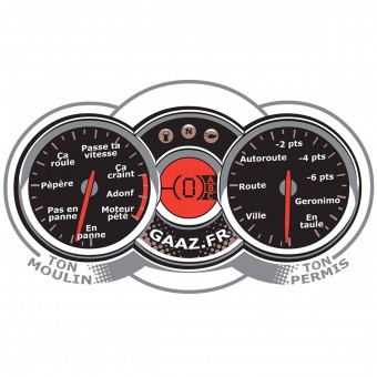Gaaz Compteur (White)