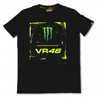 Motorcycle T-Shirts VR 46 Monster Black VR46