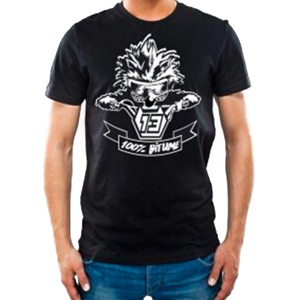 Motorcycle T-Shirts 100% Bitume Niglo Black