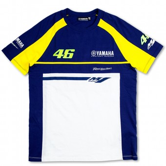 Motorcycle T-Shirts VR 46 T-Shirt Blue Royal Yamaha VR46
