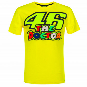 Motorcycle T-Shirts VR 46 T-Shirt Classic 46 The Doctor Yellow