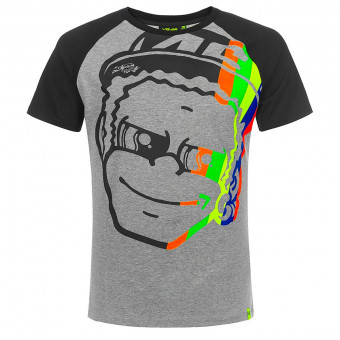 Motorcycle T-Shirts VR 46 T-Shirt Classic Dottorino Grey