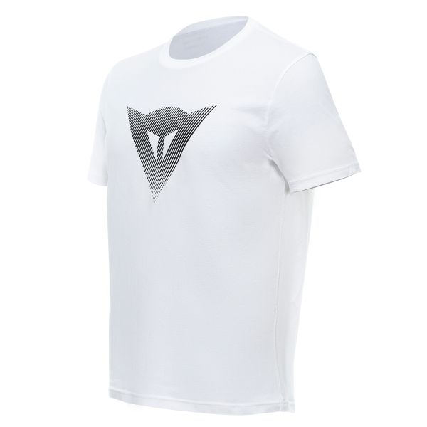 Motorcycle T-Shirts Dainese Logo White Black