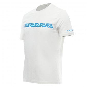 Motorcycle T-Shirts Dainese Stripes Light Grey Blue