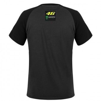 VR 46 T-Shirt Dual Monster VR46 Black