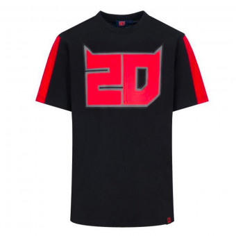 Motorcycle T-Shirts FABIO QUARTARARO T-Shirt 20 Inserts Black