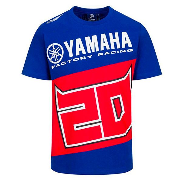 Motorcycle T-Shirts FABIO QUARTARARO T-Shirt 20 Yamaha Blue