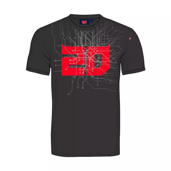 Motorcycle T-Shirts FABIO QUARTARARO Cyber 20 Black