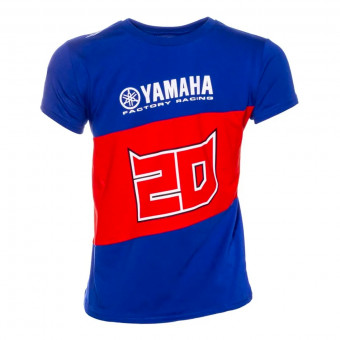 Motorcycle T-Shirts FABIO QUARTARARO Kid T-Shirt 20 Yamaha Blue