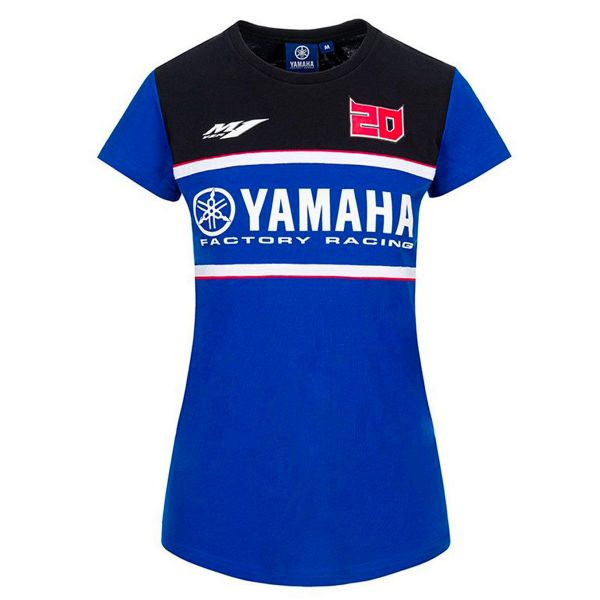 Motorcycle T-Shirts FABIO QUARTARARO T-Shirt Yamaha Woman Blue
