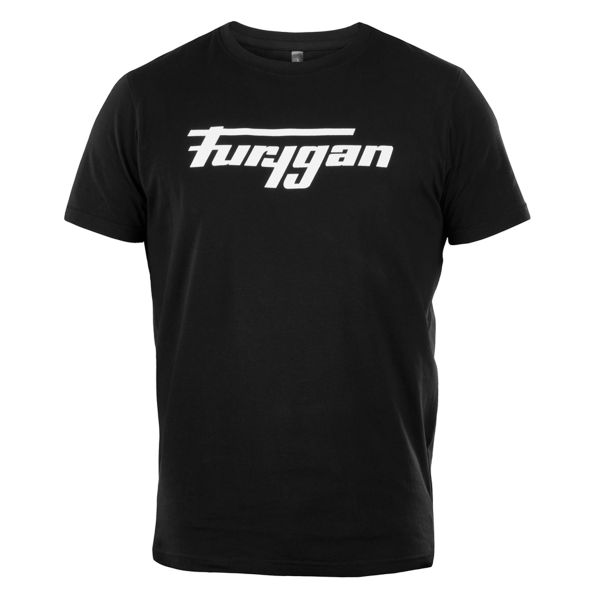 Motorcycle T-Shirts Furygan Corpo Tee Shirt Fury Black White Motorcycle T-Shirts Furygan Corpo Tee Shirt Fury Black White