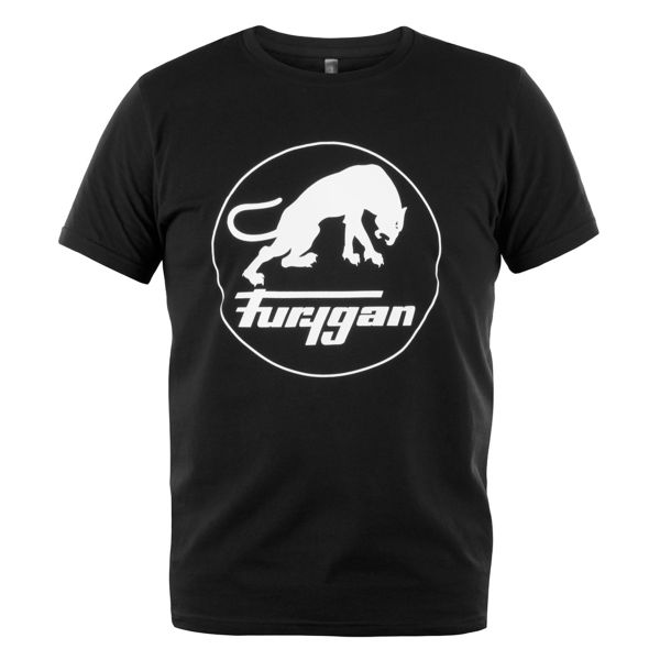 Motorcycle T-Shirts Furygan Corpo Tee Shirt Logo Black White Motorcycle T-Shirts Furygan Corpo Tee Shirt Logo Black White