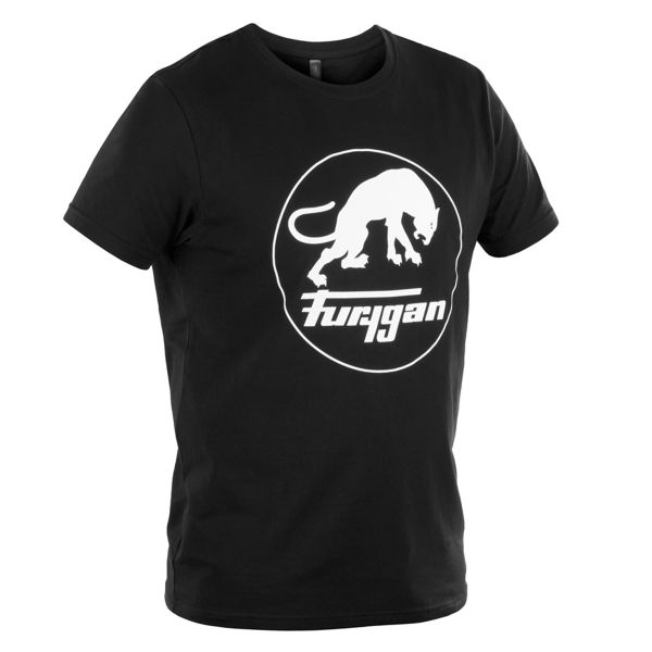 Furygan Corpo Tee Shirt Logo Black White
