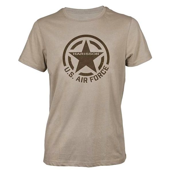 Motorcycle T-Shirts HARISSON Air Force Beige Motorcycle T-Shirts HARISSON Air Force Beige