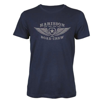 Motorcycle T-Shirts HARISSON Road Crew Blue