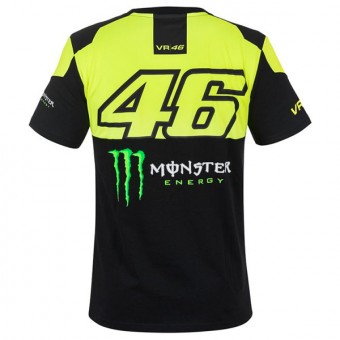 VR 46 T-Shirt Replica Monster VR46 Yellow Fluo