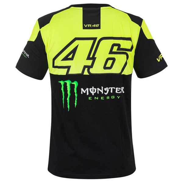 VR 46 T-Shirt Replica Monster VR46 Yellow Fluo